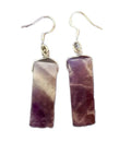 NATURAL AMETHYST, DANGLE, EARRINGS  LIMITED EDITION